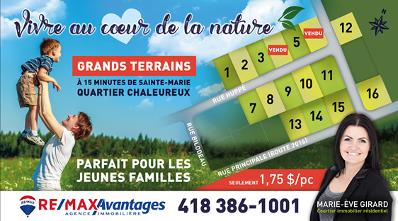 remax développement résidentiel saint-sylvestre terrains