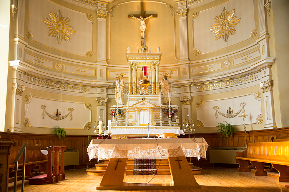 intérieur de l'église