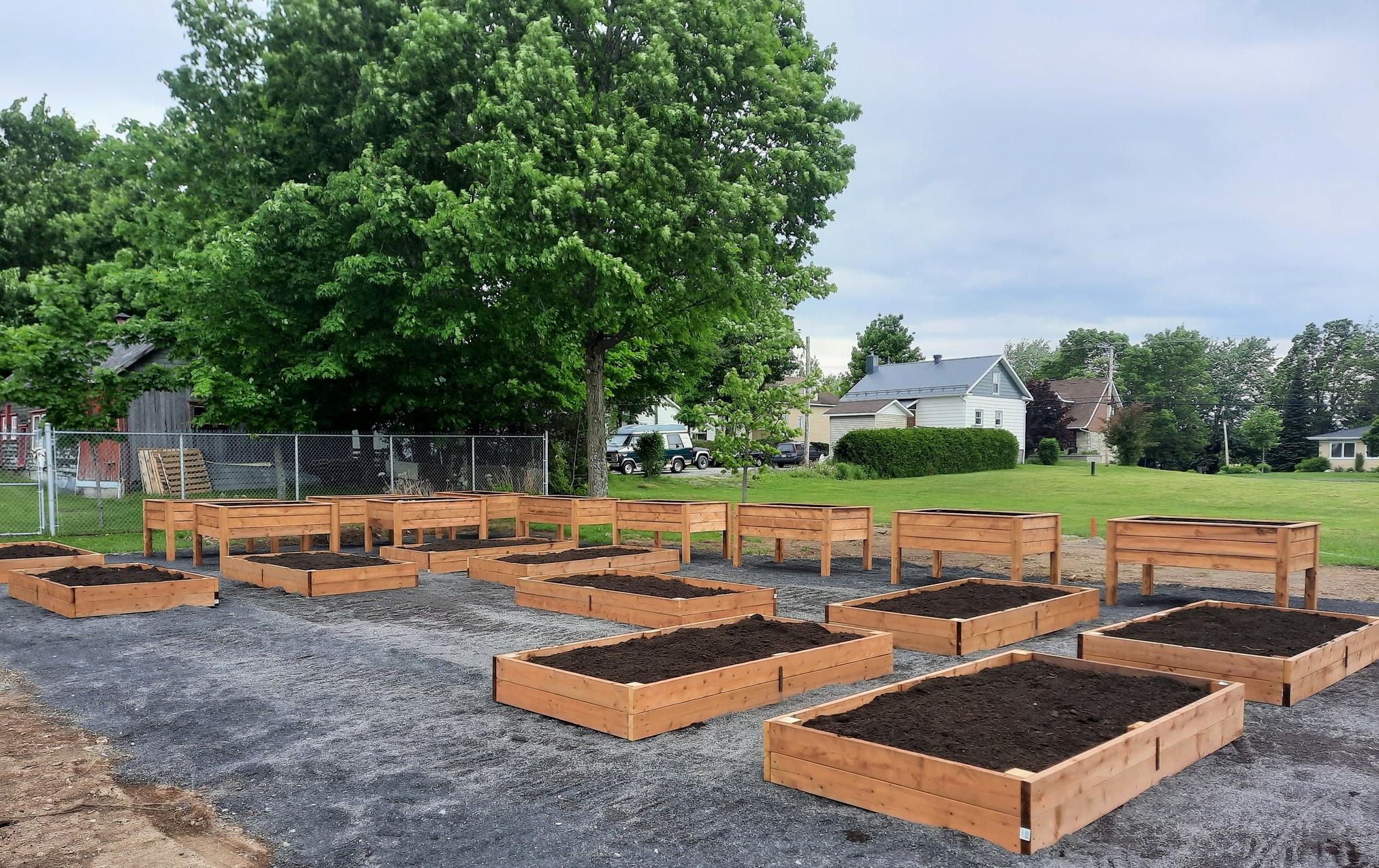 vue du jardin communautaire