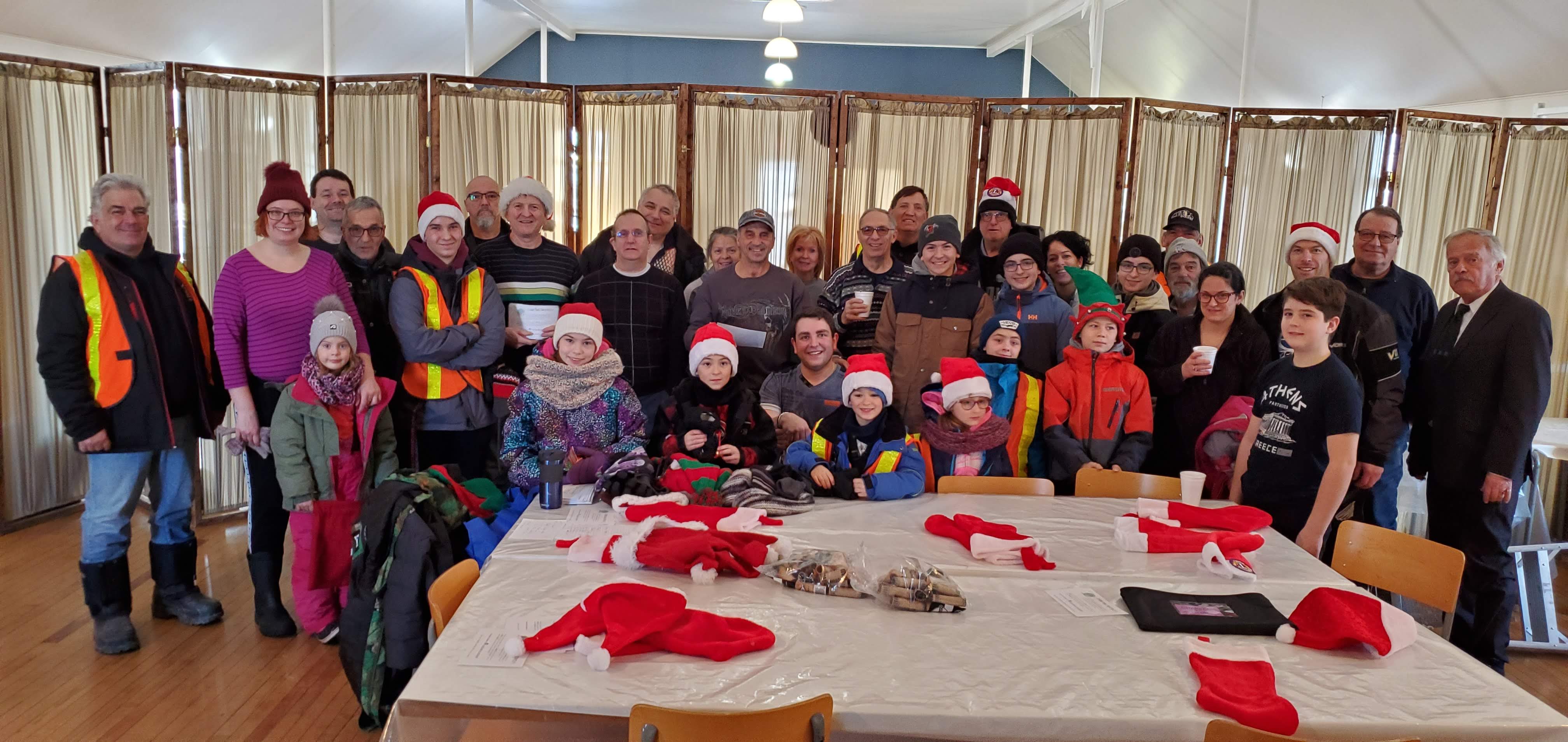 club lions événement de noël enfants parents 