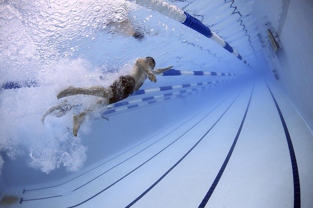 nageur natation piscine eau